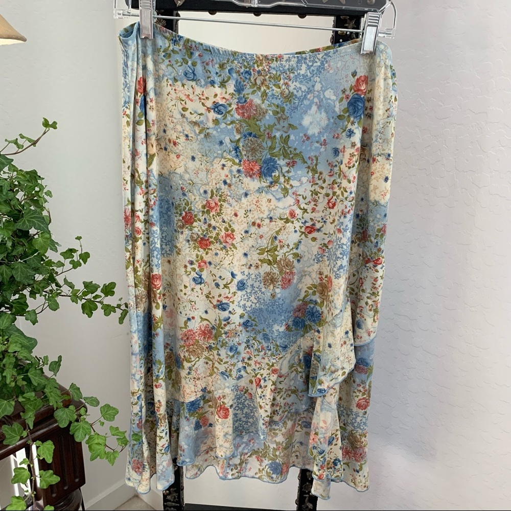 i.r.e. Ladies Floral Asymmetrical Skirt